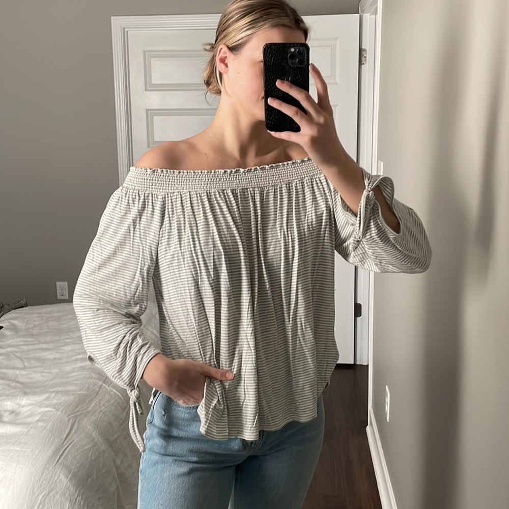 B.Original Off the Shoulder Top